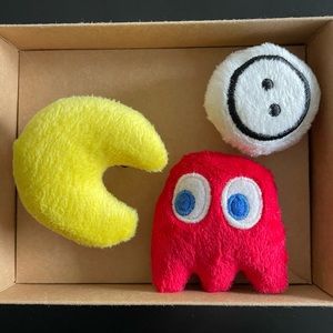 PAC-Man Plush Hair Tie / Ponytail Holder
